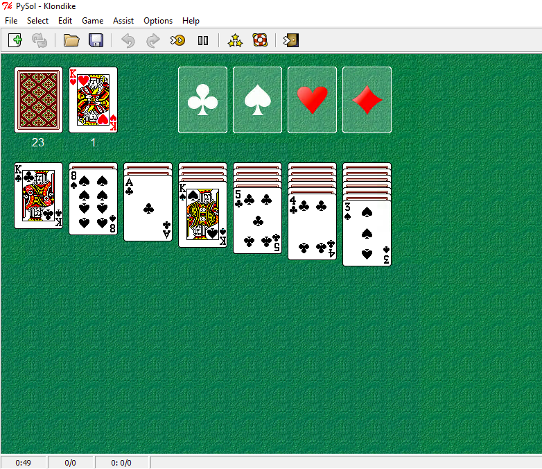 solitaire free online game full screen